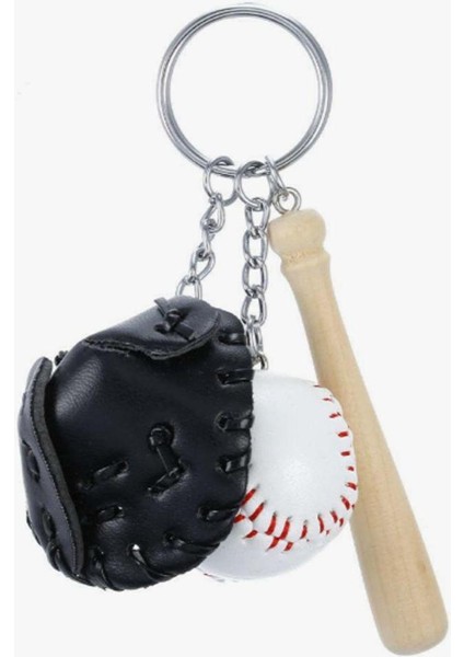 Petinka Baseball Keychain Şık Kolye Çanta Süsü Beyzbol Tasarımlı Anahtarlık