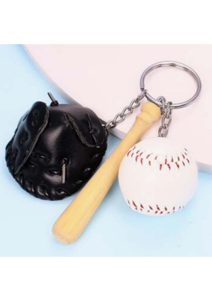 Petinka Baseball Keychain Şık Kolye Çanta Süsü Beyzbol Tasarımlı Anahtarlık fırsatları