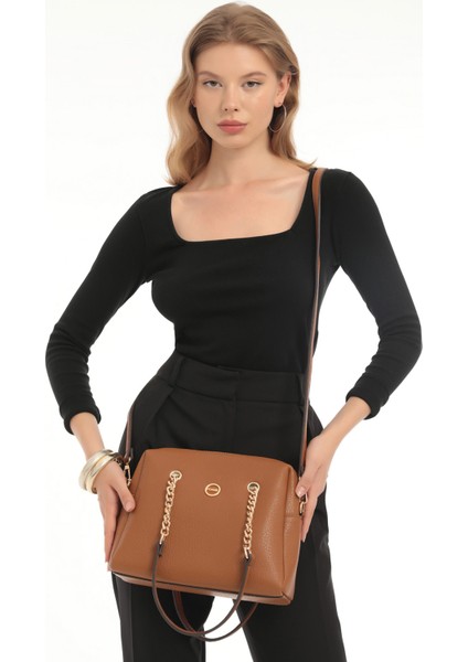 Bej Kadın Omuz Çantası 05FM24K1111-PXP A.tb