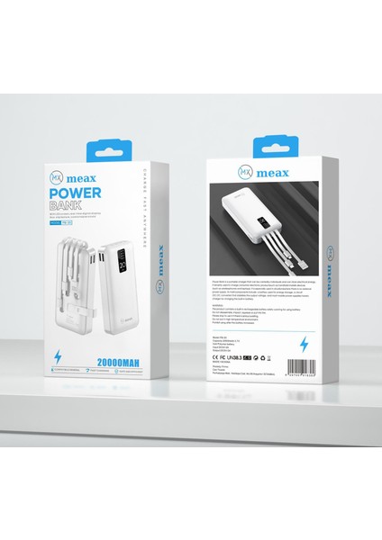 20000 mAH Powerbank, Taşınabilir Batarya