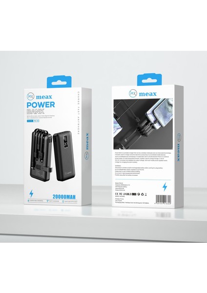 20000 mAh Powerbank,Taşınabilir Batarya