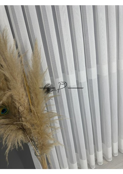 Tül Perde Bantlı Şerit Anotella Desen Lüx Armür 3 Farklı Renk Seçeneği fiyatları