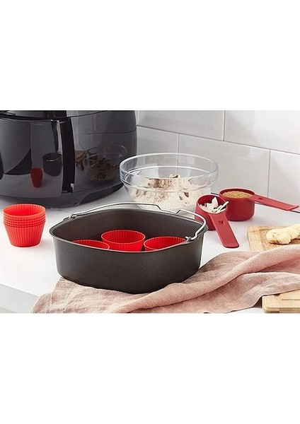 Philips Uyumlu Airfryer Bakingmaster Kit Xxl Izgara Seti HD9952/00 (Yurt Dışından) modelleri