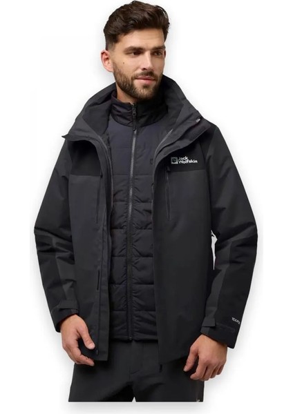 Jack Wolfskin A61858-635 Jasper 3ın1 M Erkek Oudoor Mont