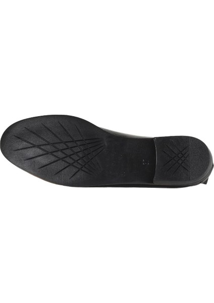 Siyah Deri Kadın Babet 01WD3503 01WD3503