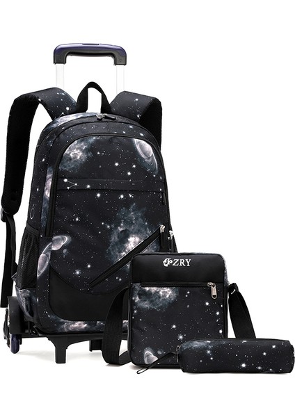 3 Parça Tekerlekli Okul Sırt Çantası Set (Yurt Dışından)