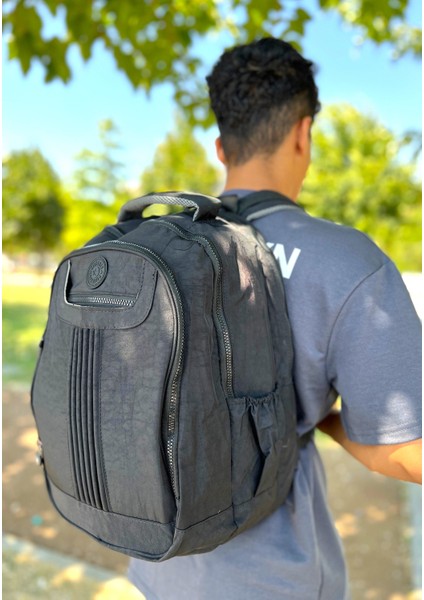 11 Bölmeli Geniş Hacimli Suya Dayanıklı Kumaş Unisex Okul Çantası Sırt Çantası indirimleri