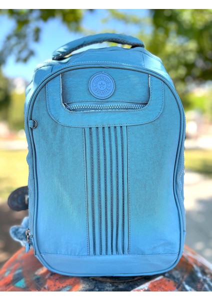 11 Bölmeli Geniş Hacimli Suya Dayanıklı Kumaş Unisex Okul Çantası Sırt Çantası