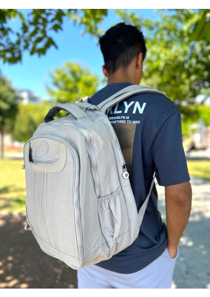 11 Bölmeli Geniş Hacimli Suya Dayanıklı Kumaş Unisex Okul Çantası Sırt Çantası indirimleri