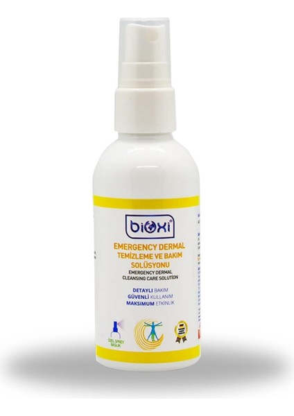 ® Emergency Dermal Temizleme ve Bakım Solüsyonu 150 ML: Acil Durumlar İçin Etkili ve Güvenli Cilt Bakımı"