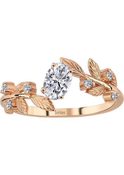 Oval Kesim Pırlanta Taşlı Düş Bahçesi Yüzük 0417R0342 fiyatları