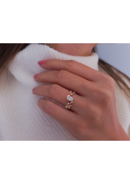 Oval Kesim Pırlanta Taşlı Düş Bahçesi Yüzük 0417R0342 fırsatları