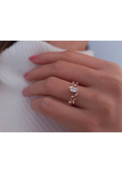 Oval Kesim Pırlanta Taşlı Düş Bahçesi Yüzük 0417R0342 indirimleri