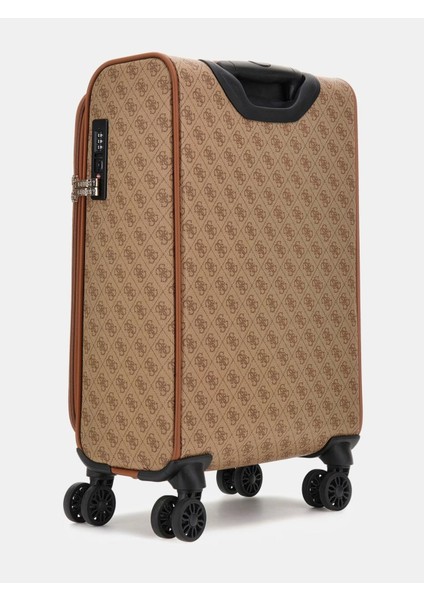 Kerima 4g Logo Medium Suitcase Brown Multi A9337980 Valiz