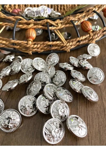 18 mm Nikel Ayak'lı Çapa DÜĞME(15ADET)