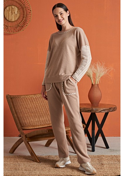 8117 Kadın Kışlık Pijama Takımı