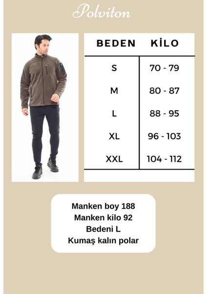 Erkek Polar Tam Fermuarlı 4 Cepli Outdoor Polar Ceket Tactical Flecee modelleri