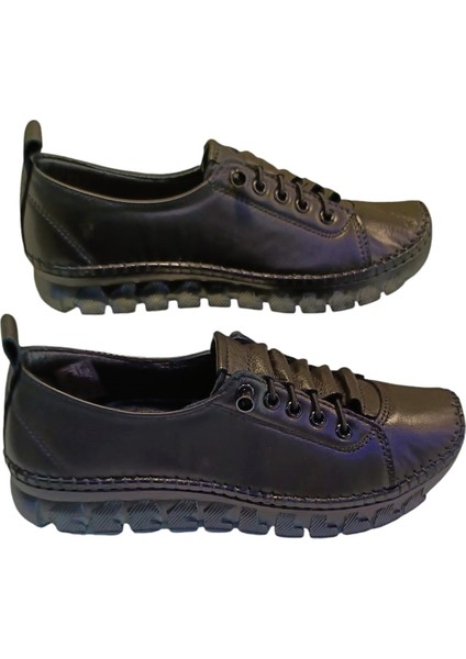 Elis 24 K 470 Kadın Deri Comfort Casual Ayakkabı Siyah fiyatları