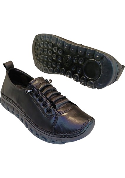 Elis 24 K 470 Kadın Deri Comfort Casual Ayakkabı Siyah fırsatları