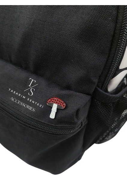 Rozet Metal Broş Yaka Okul Çantası Kıyafet Şapka Takı Aksesuar Mantar Mushroom Amanita Rosette modelleri