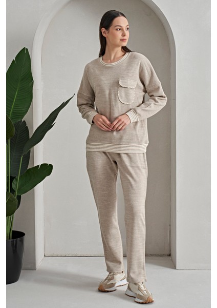 8120 Kadın Kışlık Pijama Takımı