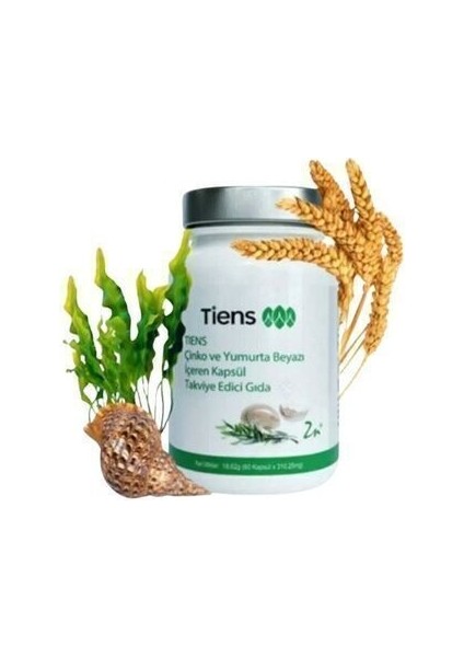 Çinko ve Yumurta Beyazı İçeren Kapsül Takviye Edici Gıda