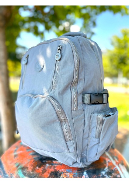 6 Fermuarlı Geniş Hacimli Yağmur Suyu Itici Özellikte Okul Için Uygun Kumaş Sırt Çantası fiyatları