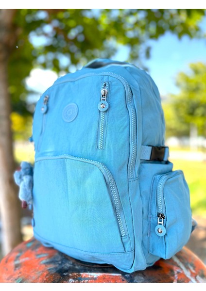 6 Fermuarlı Geniş Hacimli Yağmur Suyu Itici Özellikte Okul Için Uygun Kumaş Sırt Çantası fiyatları