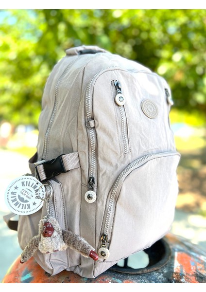 6 Fermuarlı Geniş Hacimli Yağmur Suyu Itici Özellikte Okul Için Uygun Kumaş Sırt Çantası fiyatları