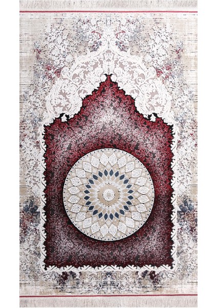 Akasya Seccade / 590 - 80x120 - Ultra Lux, Akrilik Ve Doğal Iplikler'den Sık Dokuma Seccade