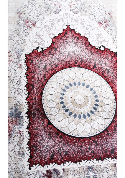 Akasya Seccade / 590 - 80x120 - Ultra Lux, Akrilik Ve Doğal Iplikler'den Sık Dokuma Seccade