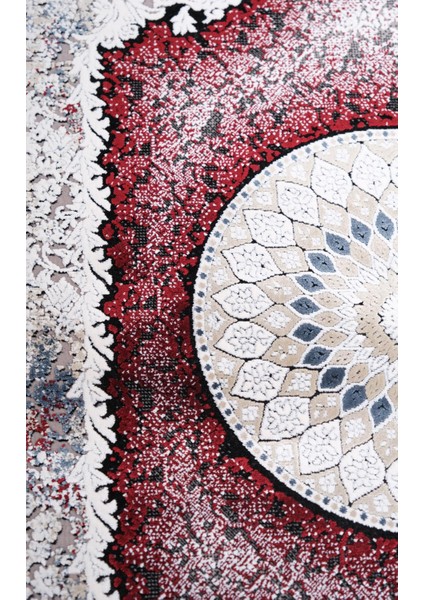 Akasya Seccade / 590 - 80x120 - Ultra Lux, Akrilik Ve Doğal Iplikler'den Sık Dokuma Seccade