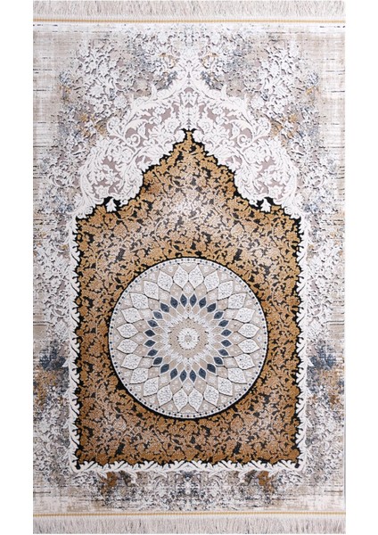 Akasya Seccade / 590 - 80x120 - Ultra Lux, Akrilik Ve Doğal Iplikler'den Sık Dokuma Seccade