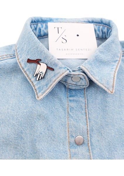 Rozet Metal Broş Yaka Okul Çantası Kıyafet Şapka Aksesuar Sarkan Kedi Ağaç Dal Rosette fiyatları