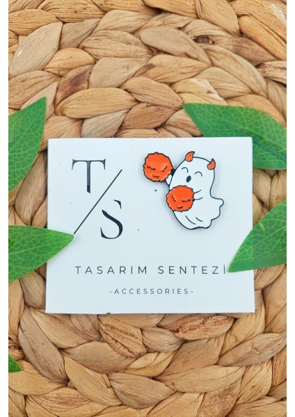 Rozet Metal Broş Halloween Cadılar Bayramı Hayalet Ponpon Yaka Çanta Kıyafet Şapka Takı Yılbaşı Noel Christmas