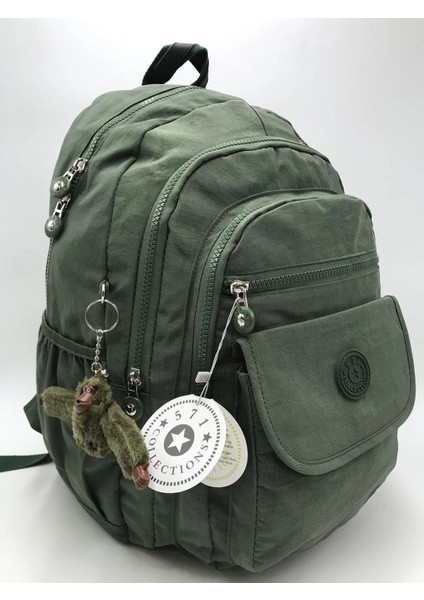 Taba Ultra Hafif Çok Cepli Su Geçirmez Sırt Çantası ( Laptop, Notebook, Okul, Spor, Seyahat )