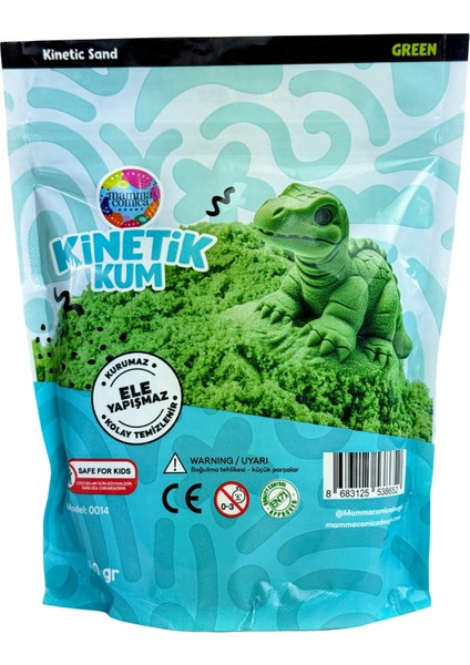 Yeşil Kinetik Kum - 500 gr fiyatları