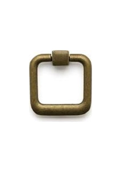 Almital Mat Antik Vibrasyon Bronz Düğme Kulp