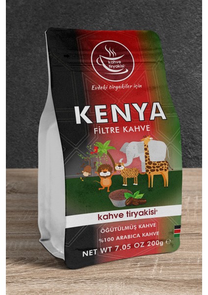 Kenya Filtre Kahve 200 gr Paket