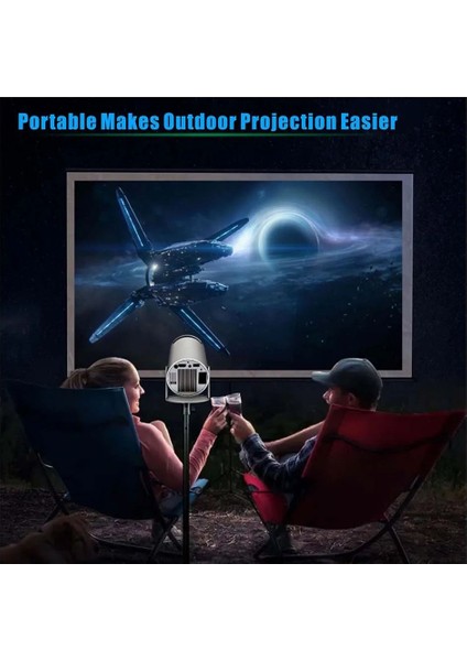 Projeksiyon 1080P Taşınabilir Projeksiyon Cihazı Hd 4K Projeksiyon Cihazı Android Tv 4K Projeksiyon 1080 P