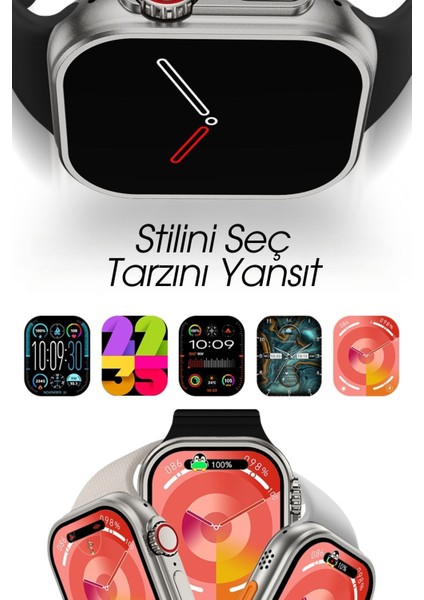 H12 Akıllı Saat 45MM Miniled Ekran Akıllı Kol Saati