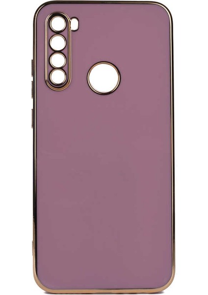 - Xiaomi Redmi Note 8 - Kılıf Parlak Renkli Bark Silikon Kapak - Siyah
