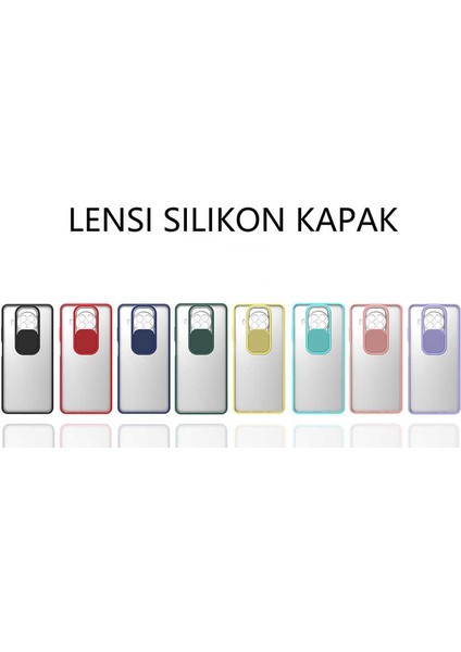 - Xiaomi Redmi Note 9 Pro 5G - Kılıf Slayt Sürgülü Arkası Buzlu Lensi Kapak - Siyah fırsatları