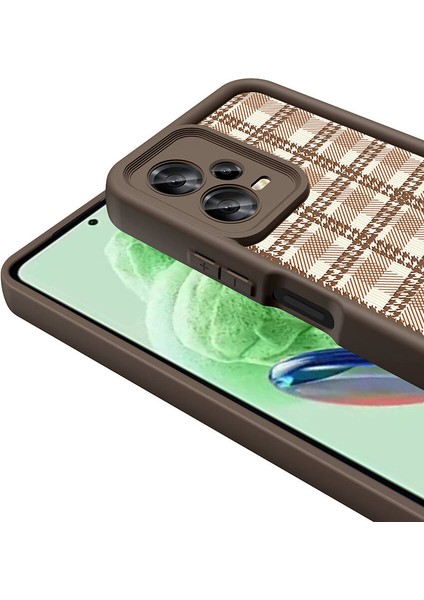 - Xiaomi Redmi Note 12 5G - Kılıf Kamera Korumalı Baskılı Arka Yüzey Klas Kapak - Açık Kahve - T32293 indirimleri