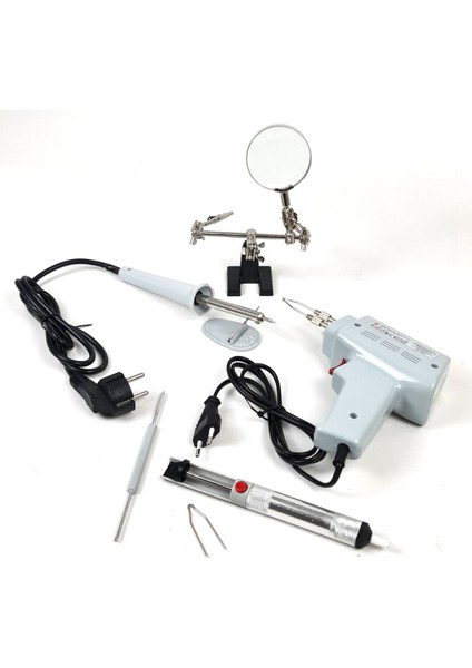 100 Watt Lehim Havya Makinesi ve Aksesuar Seti Çantalı 100W CC086 2 Yıl fiyatları