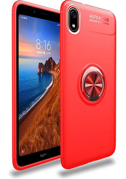 - Xiaomi Redmi 7A - Kılıf Yüzüklü Karbon Ravel Silikon Kapak - Mavi - T10543 fiyatları