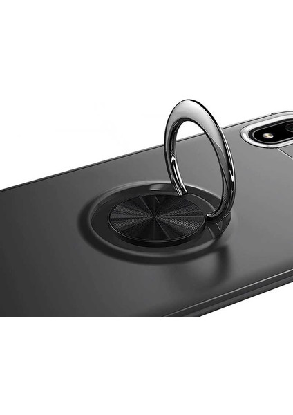 - Xiaomi Redmi 7A - Kılıf Yüzüklü Karbon Ravel Silikon Kapak - Mavi - T10543 fırsatları