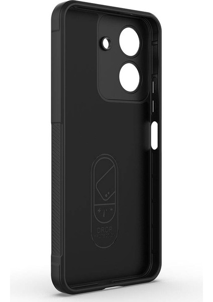 - Xiaomi Redmi 13C - Kılıf Esnek TPU Oyuklu Arka Yüzey Tasarımlı Etnik Silikon Kapak - Koyu Yeşil - T32586 indirimleri