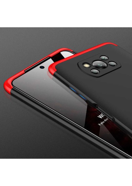 - Xiaomi Poco X3 / Poco X3 Nfc / Poco X3 Pro - Kılıf 3 Parçalı Parmak Izi Yapmayan Sert Ays Kapak