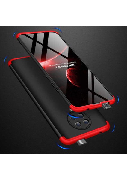 - Xiaomi Redmi K30 Pro - Kılıf Parmak izi Yapmayan 3 Parça Ays Kapak - Siyah - T16363 fırsatları